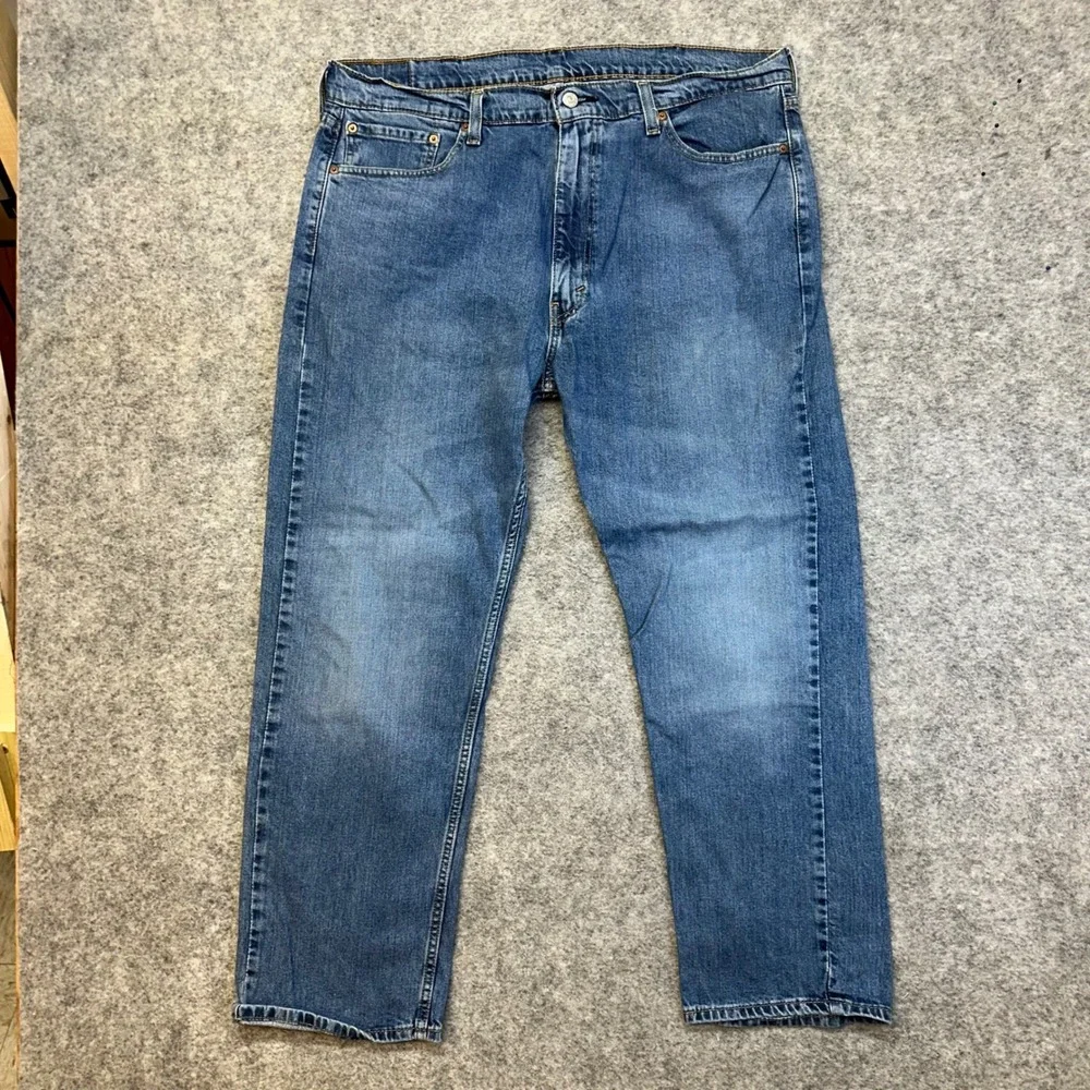 Lot of 3 Levi's 505 Straight Jeans Men's 40x30 Blue Black Work Pant Bundle